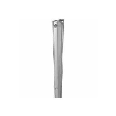 8'L X 11/16"D With 1/2" Slots On 1" Centers - Black - Pkg Qty 5