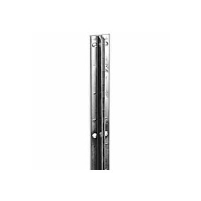 8'L X 11/16"D With 1" Slots On 2" Centers - Zinc - Pkg Qty 5