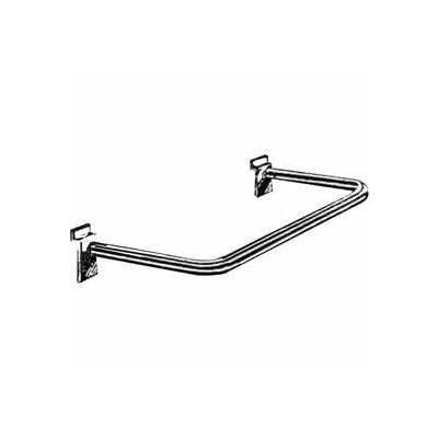 U-Shaped Round Tubing Hangrail - Semi-Gloss White - Pkg Qty 10
