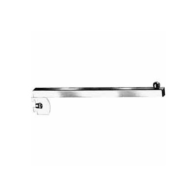 12" Square Tubing Straight Arm - Chrome - Pkg Qty 24