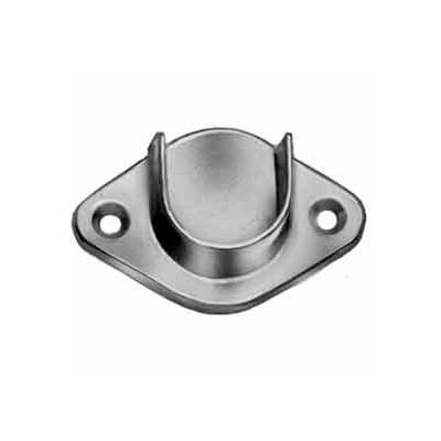 U" Flange For 1" & 1-1/16" Round Tubing - Chrome - Pkg Qty 200