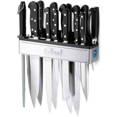 Edlund KR-698 - Knife Rack With Short Skirt, Open Base, 10 Slots, Stainless Steel