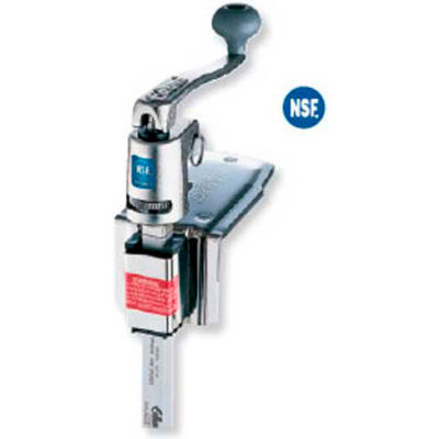 Edlund U-12 - Can Opener, Manual, Knife & Gear Quick Change, 16" Adjustable Bar, Plated Steel Base