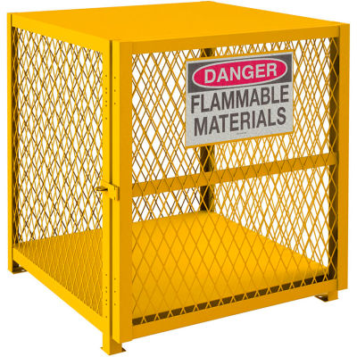 Durham Vertical Cylinder Storage Cabinet EGCVC4-SC-50 Self Close, Holds 4 50 Lb. Cylinders
