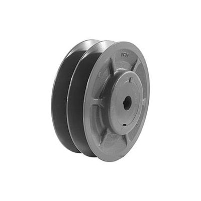 Double-Groove Variable Pitch Sheave, 1-3/8" Bore, 6" O. D., 2VP60X1-3/8