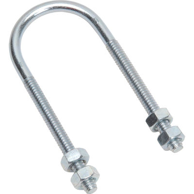 U-Bolt Standard W/Hex NutsGalvanized 4"