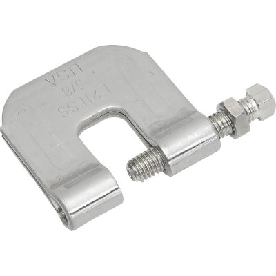 C Clamp W/Ln Stainless 5/8"