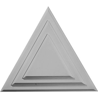 Ekena Triangle Ceiling Medallion CM19TG, 19-1/4"W x 19-1/4"H x 1-1/8"D