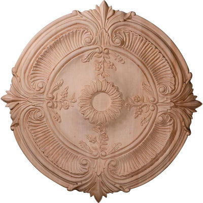 Ekena Carved Acanthus Leaf Ceiling Medallion CMW20ACCH, 20"OD x 1-3/4"D