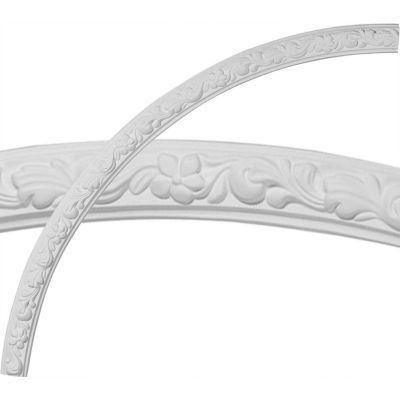 Ekena Sussex Floral Ceiling Ring CR49SU, 49-1/4"OD x 45-1/4"ID x 2"W x 7/8"D