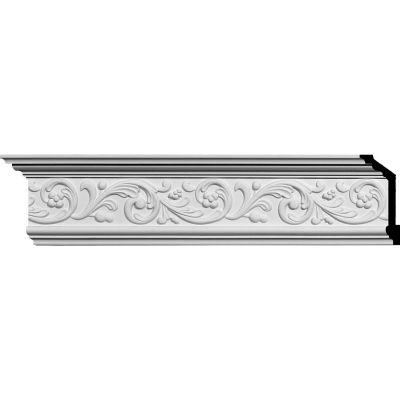 Ekena Kent Crown Moulding MLD05X02X06KE, 5-7/8"H x 2-1/2"D x 6-3/8"F x 94-5/8"L