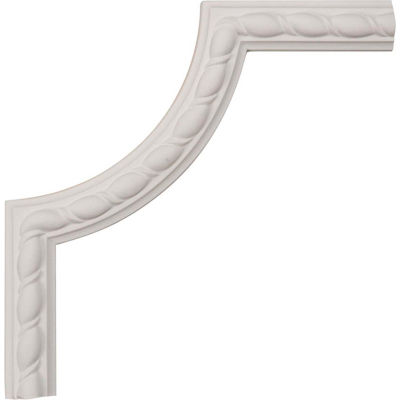 Ekena Bulwark Rope Panel Moulding Corner PML08X08BU, 8"W x 8"H x 5/8"D