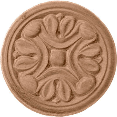 Ekena Raymond Rosette ROS03X03RAMA, 3-1/2"W x 3-1/2"H x 1/2"D