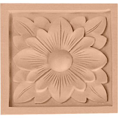 Ekena Large Dogwood Flower Rosette ROS05X05DGMA, 5-1/8"W x 5-1/8"H x 1"D