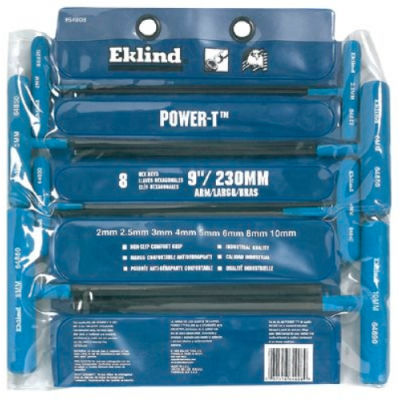 Eklind 64808 Power-T™ 2-10MM 8Pc. Cushion Grip Metric Key Set