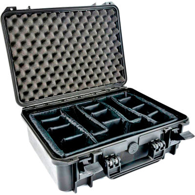 Elephant® Elite Watertight Camera Case With Padded Dividers EL1606P - 18-1/4"x14-7/16"x6-15/16"