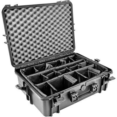 Elephant® Elite Watertight Case With Padded Dividers EL1907P - 21-7/8"x16-7/8"x8-5/16"