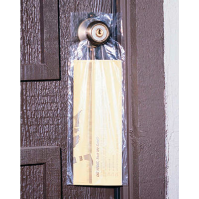 Polypropylene Doorknob Bag 15" x 9-1/2" 0.65 Mil 2,000 Pack