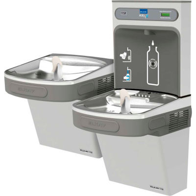 Elkay EZSTLDDWSSK EZH2O Water Bottle Refilling Station, Reversible Bi-Level, Non Refrigerated, SS