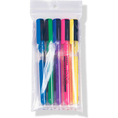 Clear Line Single Track Seal Top Bag With Hang Hole 12" x 9" 2 Mil 1,000 Pack