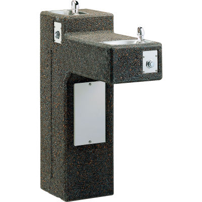 Elkay Stone Outdoor Drinking Fountain, LK4595