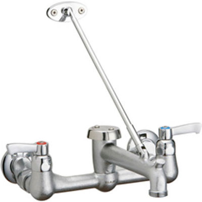 Elkay, Wall Mounted 8" Center Service Faucet W/Bucket Hook, LKB940C