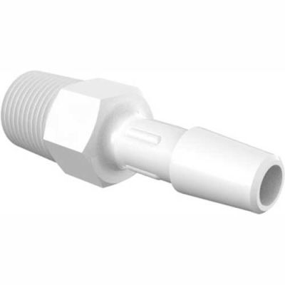 Pack Of 250 Eldon James 1/8-28 BSP to 1/4 Barbed Adapter High Density Polyethylene Pack Of 250 Eldon James 1/8-28 BSP to 1/4 Barbed Adapter High Density Polyethylene