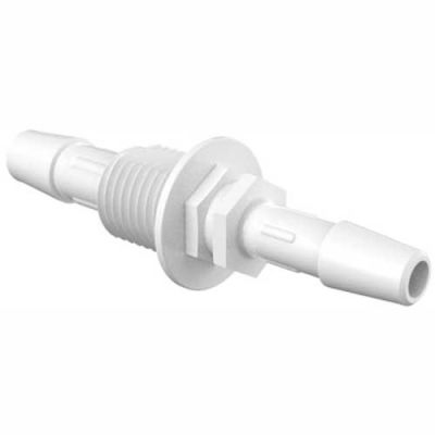 Black Nylon Eldon James 1//4-18 NPSM to 5//16 x 5//16 Barbed Bulkhead Adapter Pack Of 150