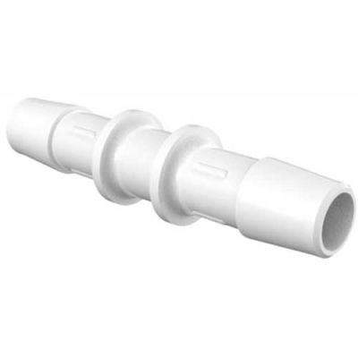 Eldon James 3/8" Barbed Straight Coupler, High Density Polyethylene