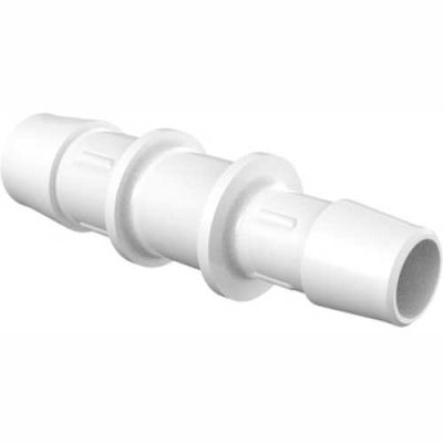Eldon James 5/8" to 1/2" Barbed Reduction Coupler, Natural Kynar