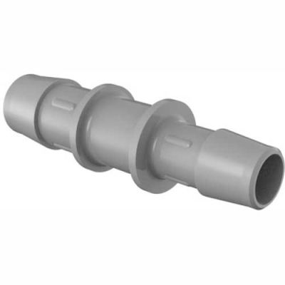 Eldon James 5/8" to 1/2" Barbed Reduction Coupler, Gray Kynar
