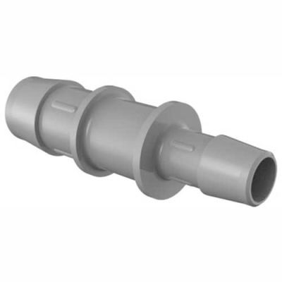 Eldon James 3/4" to 1/2" Barbed Reduction Coupler, Gray Kynar