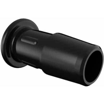 Eldon James 3/8" Barbed Insert Plug, Black Nylon