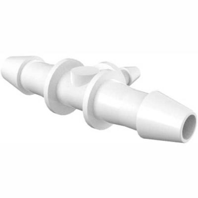 Eldon James 1/8" x 3/32" Barbed Reduction Tee, Natural Kynar