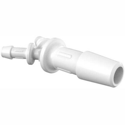 Eldon James 1/8" to 1/4" Barbed Reduction Y-Connector, Natural Nylon