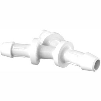 Eldon James 1/8" Equal Barbed Y-Connector, Natural Kynar
