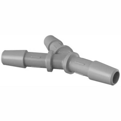 Eldon James 3/16" Equal Barbed Y-Connector, Gray Kynar