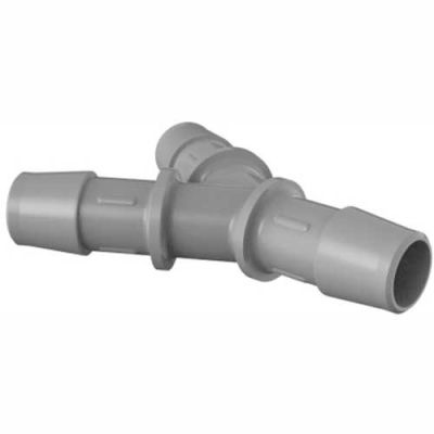 Eldon James 1/2" Equal Barbed Y-Connector, 316L Stainless Steel