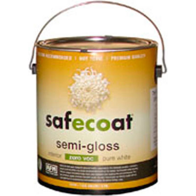 AFM Safecoat Semi Gloss Enamel Deep Base 0 VOC, White 32 Oz. Can 1/Case - 14262