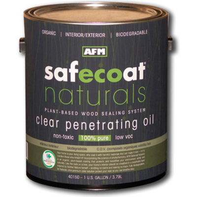 AFM Safecoat Naturals Penetrating Oil, Clear Gallon Can 1/Case - 40150