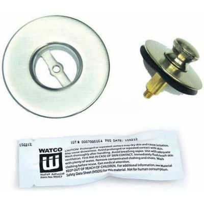 Watco 48300-PB Nufit Lift & Turn Tub Closure, Polished Brass