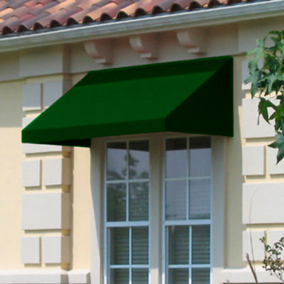 Awntech EN1030-4F, Window/Entry Awning 4' 4-1/2"W x 2' 6"D x 1' 4"H Forest Green