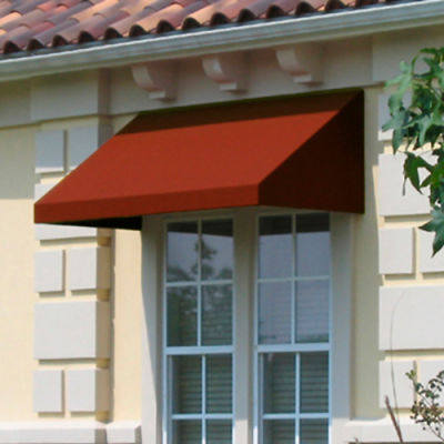 Awntech EN1030-3TER, Window/Entry Awning 3-3/8'W x 1-5/16'H x 2-1/2'D Terra Cotta