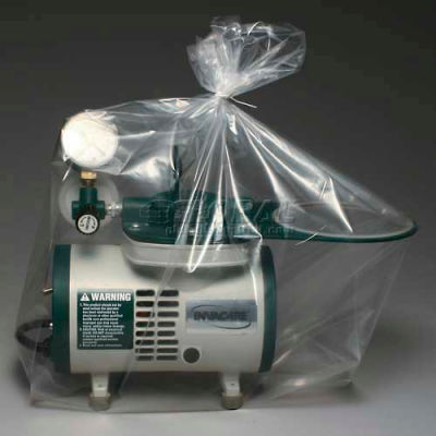 Blue Tint Bags and Covers on Roll, 1.25 mil, 12" x 8" x 30", Pkg Qty 150