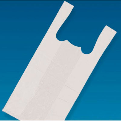 T-Shirt Bag In Dispenser Carton 18"L x 8"W x 5"D White 1,000 Pack