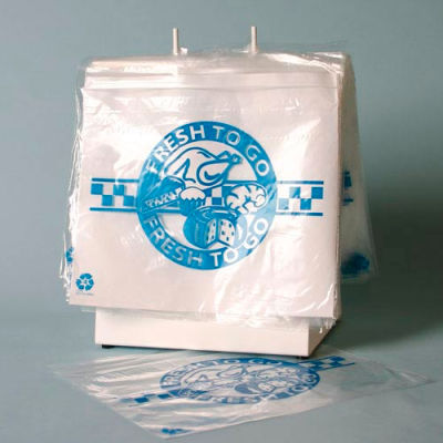 Reclosable 'Zip' "Fresh To Go" Printed 4 Colors Ldpe 8 x 10 1.5 Mil, Pkg Qty 1,000