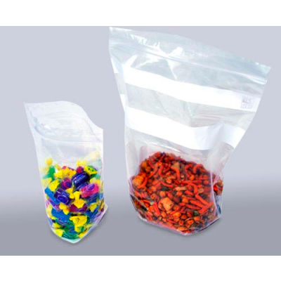 Quart Size Reclosable Bag With Write-On Strip And Lk Logo 8 x 7 2 Mil, Pkg Qty 500