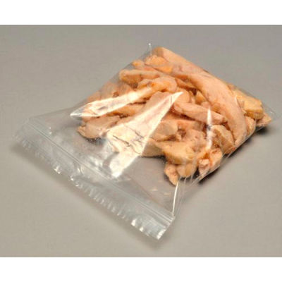Reclosable Freezer Bags, 3 Gal., 14"W x 27"L, 4 Mil, Clear, 250/Pack