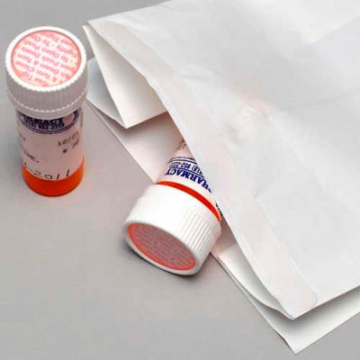 White Pharmacy Bag, 1.5 mil, 8" x 5-1/2" x 16", Pkg Qty 1000