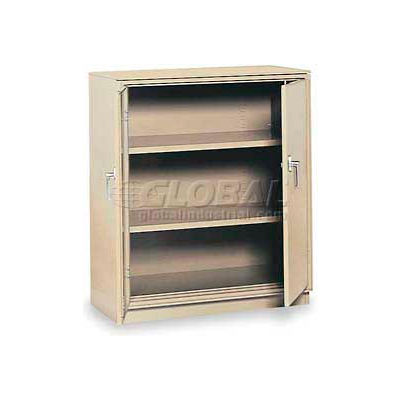 Equipto Counter High Cabinet, 36"W x 18"D x 42"H, Textured Putty